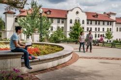 Students on campus